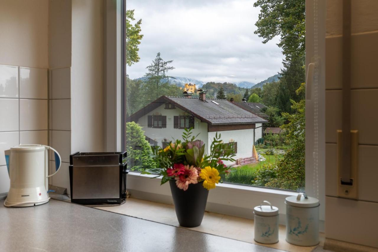 Ferienwohnung Landhaus Helga Unterm Schloss Schwangau Bagian luar foto